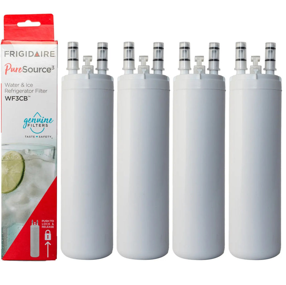 Frigidaire WF3CB PureSource 3 Replacement Refrigerator Water Filter, 4 pack
