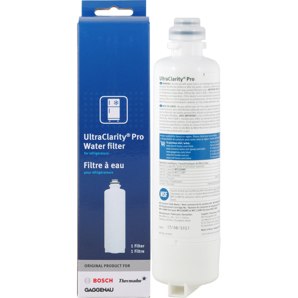 3 pack Bosch Ultra Clarity Pro Water Filter (BORPLFTR50)