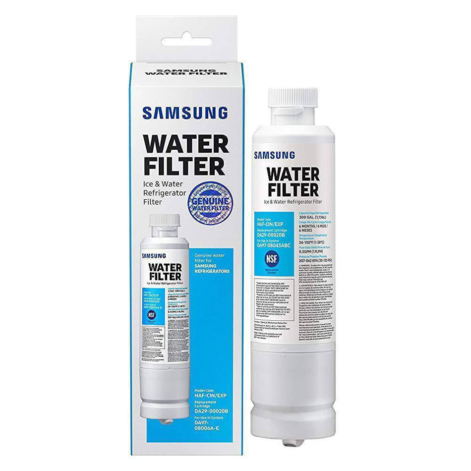 2 pack Samsung DA29-00020B, HAF-CINEXP Refrigerator Water Filter